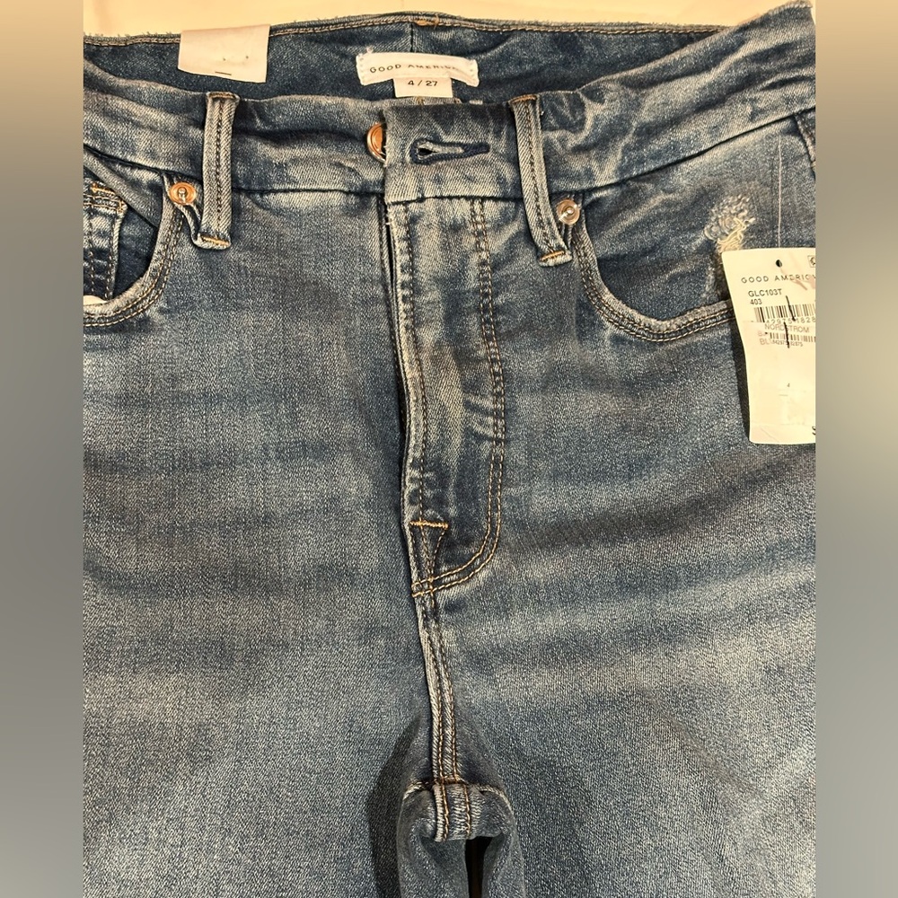 Good American Light Blue Skinny Jeans